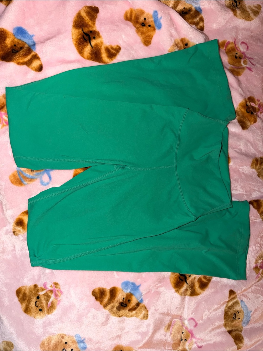 ECHT Emerald Green High-Waist Flare Pants - Picture 2 of 5